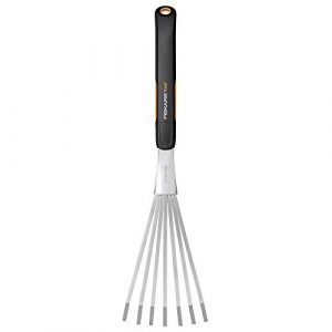 Fiskars Xact Hand Garden Rake Black Slivler Haask